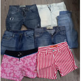 Lote X7  Shorts, Minis Y Pantalon Jean Zara Marcas