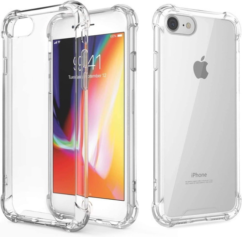 Funda Acrigel Transparente Para iPhone Esquinas Reforzadas