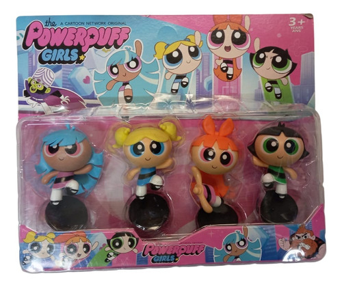 Chicas Super Poderosas Figuras Set X4 De Muñecas