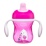 Vaso Bebe Chicco Training Cup Diseños Surtidos Color Rosa