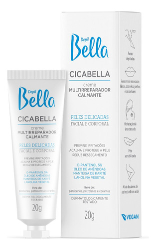 Cicabella Creme Multirreparador Calmante Depil Bella - 20g