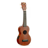 Ukelele Soprano Mahalo Mj1 Electro Acústico C/ Funda Brown