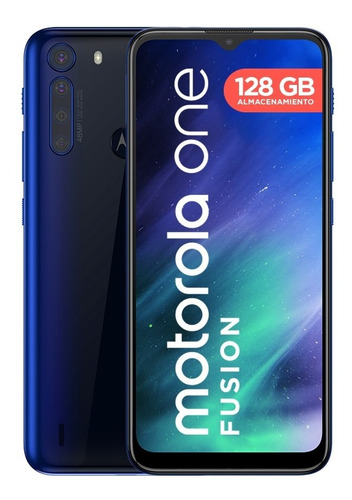 Motorola One Fusion 128gb 4gb Ram (liberado) Color Azul