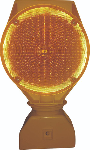 10 Lámparas Destello Solar Trafitambo Amarilla Profesional