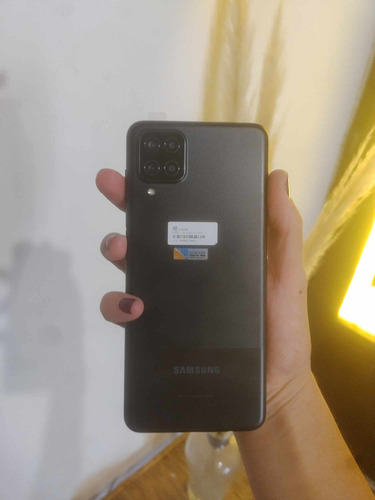 Samsung Galaxy A12 128gb Negro Impecable + Funda 