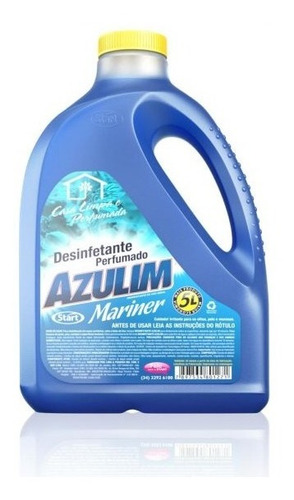 Desinfetante Perfumado Azulim- Stasrt 5l