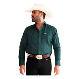 Camisa Vaquera Denver Tribal Green