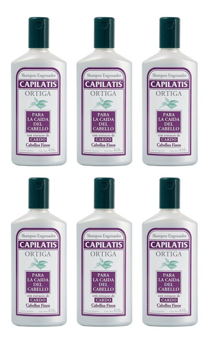 Shampoo Capilatis Tratante Ortiga  410 Ml X 6 Unidades