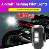 10 Luces Led Estroboscópicas Recargables Coche, Moto