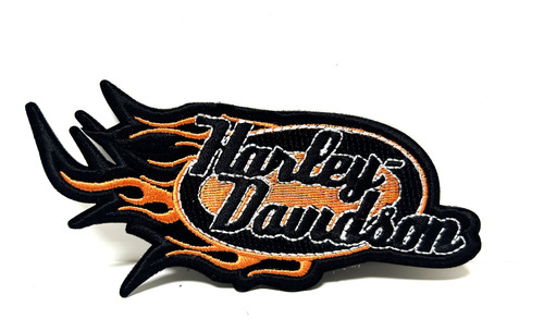 Patch Harley Davidson Flames Original Made In Usa