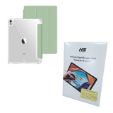Capa P iPad Air 4 2020 10.9 Anti Choque + Película Paperlike