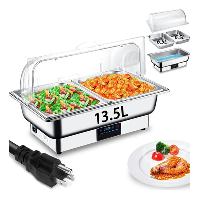 Bufetera Eléctrica13.5l,control Táctil,acero Inoxidable600w