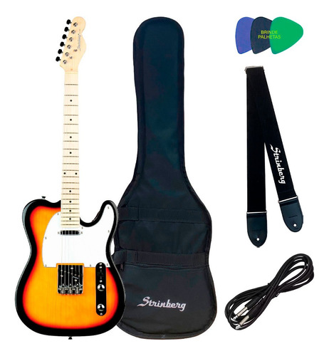 Guitarra Strinberg Telecaster Tc120s Sunburst 