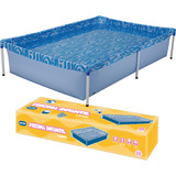 Piscina Estrutural Mor Capacidade 1000lts Para Lazer Redonda