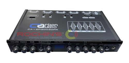 Ecualizador Con Epicentro Carbon Audio 5 Bandas Ca-epq0030pr