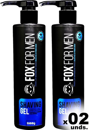 Shaving Shave Shavim Gel Refrescante Com Aloe Vera 500g Fox