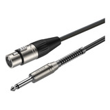 Cable Profesional Microfono Roxtone Xlr 3p Hembra-6.3mm Mono