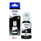 Tinta Epson T504 Original Negra L4150 L4160 L6191 6161 127ml