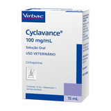 Cyclavance 100 Mg/ml - Virbac Para Cães - 15ml - 12x S/juros