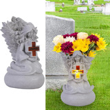 Jarrones Conmemorativos Para Tumbas De Cementerio Con Led, F