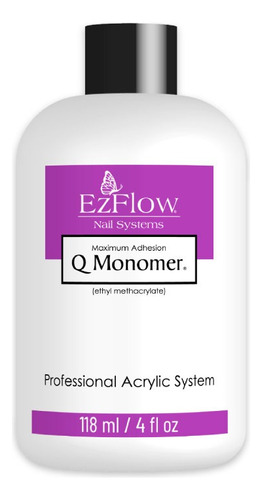 Monomero Ezflow Liquido Acrilico Uñas Acrilicas X 118 Ml