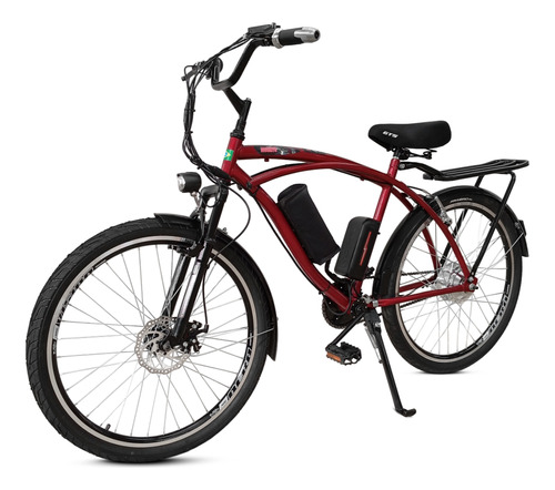 Bicicleta Elétrica Moskito Motor 350w Bateria Lítio Aro 26