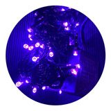Luces X 100 Unidades Led Color Violeta 8,5 M Bajo Consumo 