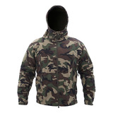 Chaqueta En V Para Hombre, Forro Polar Cálido, Suave, Camufl