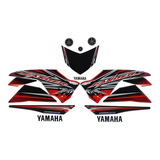 Faixa Jogo Adesivo Yamaha Xtz 250 Lander 2017 Vermelha