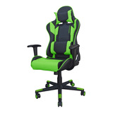 Silla Pc Gamer Legend Envío Gratis - Desillas Color Negro/verde