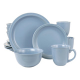 Vajilla Siam Matte Blue16pc