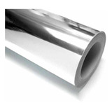 Vinil Adherible Tipo Espejo Plata 60cm X 10m