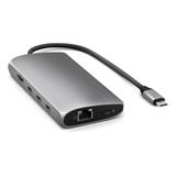 Adaptador Multiporta Satechi Usb-c 8k Com Ethernet V3