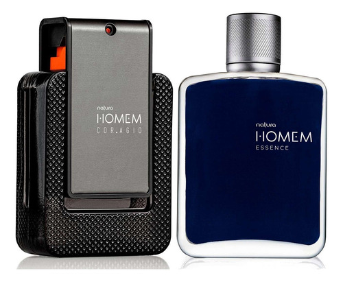 Natura Homem Coragio + Essence Masculino 100ml - Kit C/2