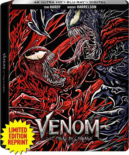 Venom Carnage Liberado (steelbook) | 4k Uhd + Blu Ray + Dig