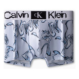 Bóxer Low Rise Trunk Ck96 Celeste Calvin Klein