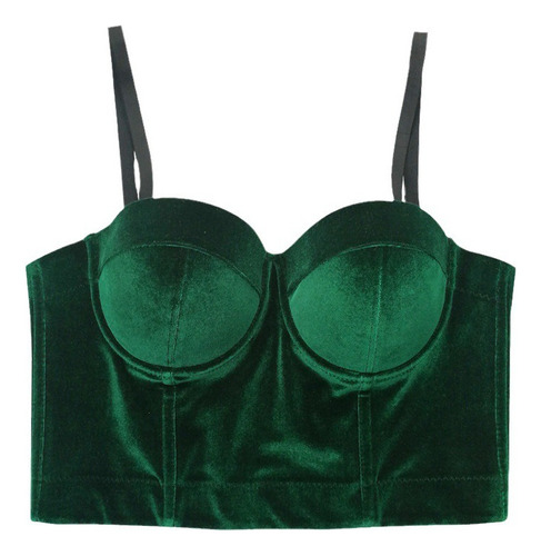 Bustier Corset Bralette Push Up Sujetador Crop Top Sexy R