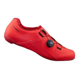 Zapatillas De Ruta Shimano Rc300 T45 Rojo Ajuste Boa Calzado