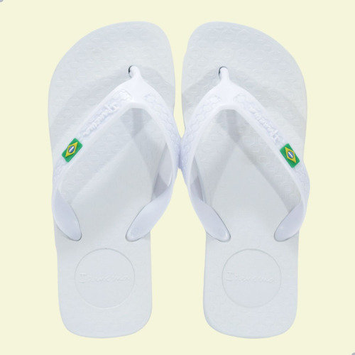 Chinelo Masculino Adulto Ipanema 27254  Brasil Cor Branco