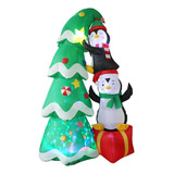 Árbol De Navidad, Pingüino De 7 Pies