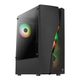 Semitorre Chasis Gamer Aerocool Wave Rgb Vidrio 4 Fans Frgb