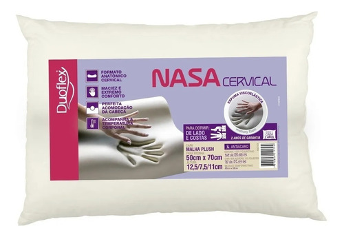 Travesseiro Nasa Ortopédico Cervical Duoflex (original)