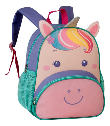 Mochila Infantil Escola Bolsa Feminina Clio Pets Passeio