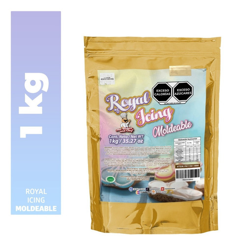 Royal Icing Moldeable Ma Baker 1 Kg Para Decorar Galletas