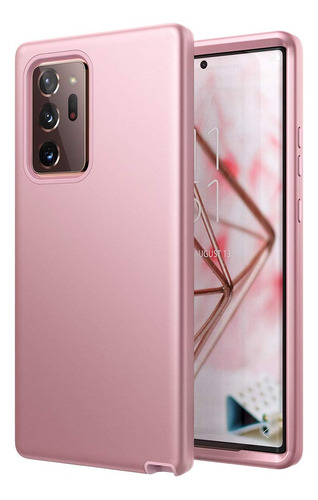 Funda Welove Para Galaxy Note 20 Ultra 3 Capas Rosa