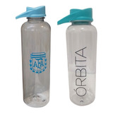 50 Botella Deportiva Plástico Logo Empresa Personalizado 