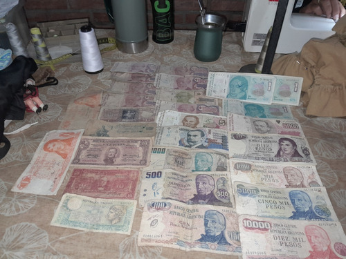 Billetes Antiguos Argentinos-extranjeros Variados 28 Unidade