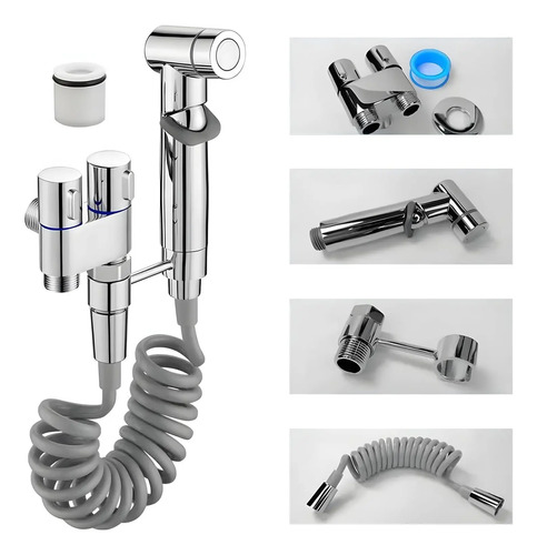 Bidé De Mano Grifo Para Baño Pulverizador Con Válvula Angula | MercadoLibre