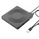 Unidad Externa De Cd/dvd 6 En 1, Usb 3.0 C, Cd, Dvd, Rw, Vcd