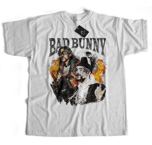 Playera Bad Bunny | Ilustración Estilo Vintage